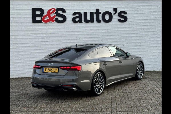 Audi A5 Sportback 35 TFSI 3x S-line Competition Zwarte hemel Cruise Climate v/a Full LED Navi Apple / Android