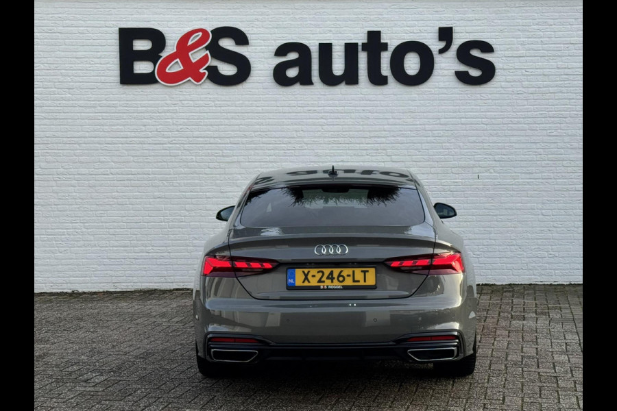 Audi A5 Sportback 35 TFSI 3x S-line Competition Zwarte hemel Cruise Climate v/a Full LED Navi Apple / Android