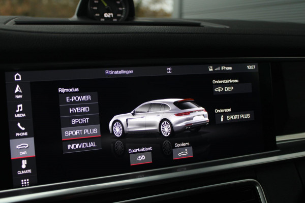 Porsche Panamera Sport Turismo 2.9 4 E-Hybrid 462pk Sport Design | Pano | Sportuitlaat | ACC | Soft Close