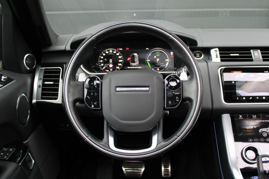 Land Rover Range Rover Sport P400e HSE Dynamic | PANO | HUD | ACC | STUUR VERW | MERIDIAN | STOELKOELING | DODE HOEK |