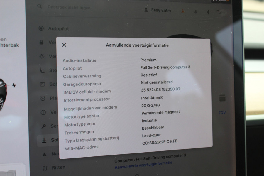 Tesla Model 3 Performance AWD 75 kWh / Autopilot / Panoramadak / Camera / Leder / 20'' / Leder / Premium Audio