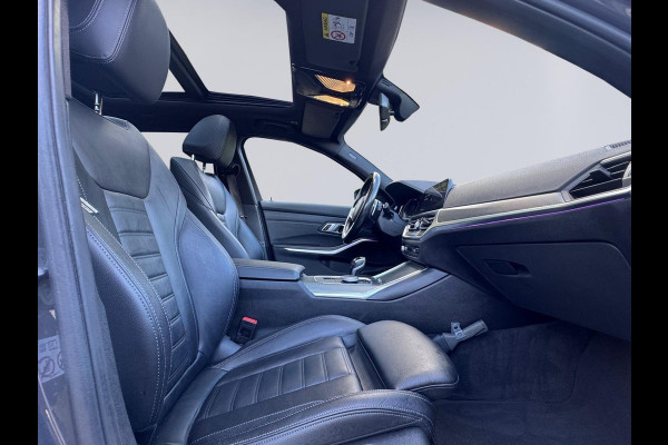 BMW 3 Serie Touring 330e M sport individual, dravitgrau, panodak,laser led, elec bedienbare trekhaak, vol opties, nl auto met nap