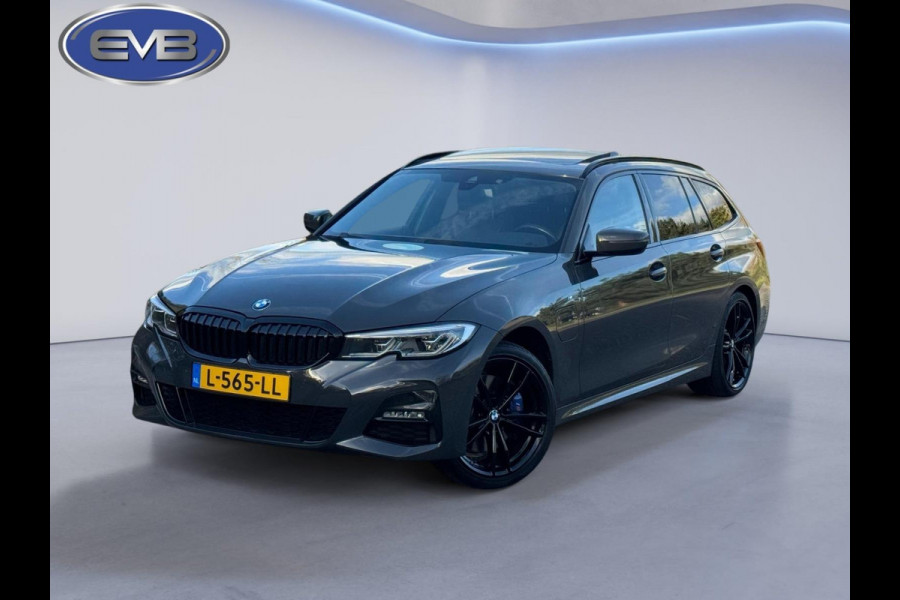 BMW 3 Serie Touring 330e M sport individual, dravitgrau, panodak,laser led, elec bedienbare trekhaak, vol opties, nl auto met nap