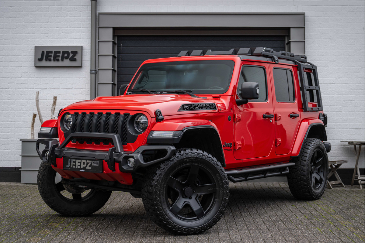 Jeep Wrangler Unlimited 2.0T - Method velgen 20" - Liftkit - Dakrek - stalen V&A bumper