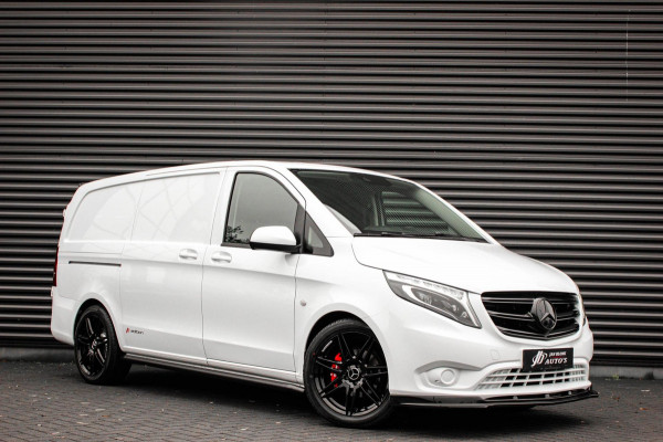 Mercedes-Benz Vito 163PK LANG JB-EDITION FULL BLACK / AMG / SPOILER / VERLAGINGSVEREN / NAVIGATIE / SIDE-BARS / FULL / NAVI