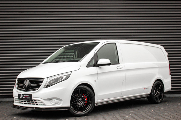 Mercedes-Benz Vito 163PK LANG JB-EDITION FULL BLACK / AMG / SPOILER / VERLAGINGSVEREN / NAVIGATIE / SIDE-BARS / FULL / NAVI