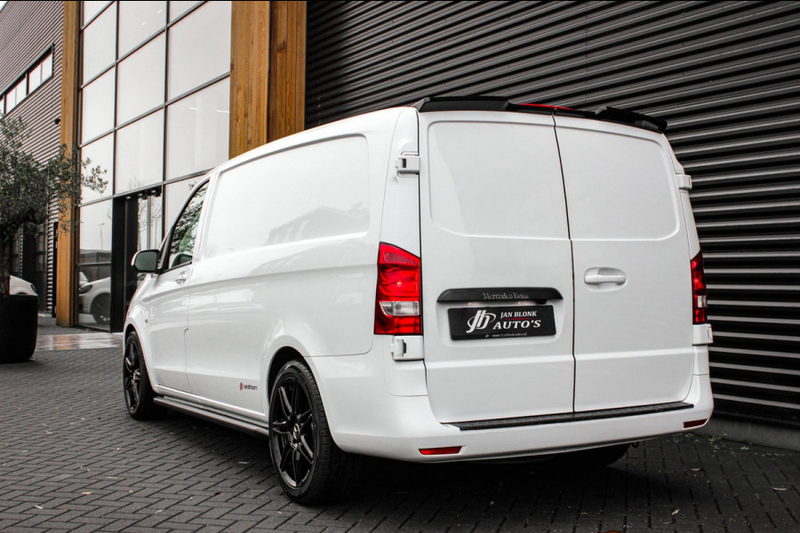 Mercedes-Benz Vito 163PK LANG JB-EDITION FULL BLACK / AMG / SPOILER / VERLAGINGSVEREN / NAVIGATIE / SIDE-BARS / FULL / NAVI