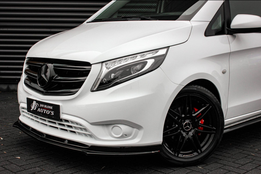 Mercedes-Benz Vito 163PK LANG JB-EDITION FULL BLACK / AMG / SPOILER / VERLAGINGSVEREN / NAVIGATIE / SIDE-BARS / FULL / NAVI