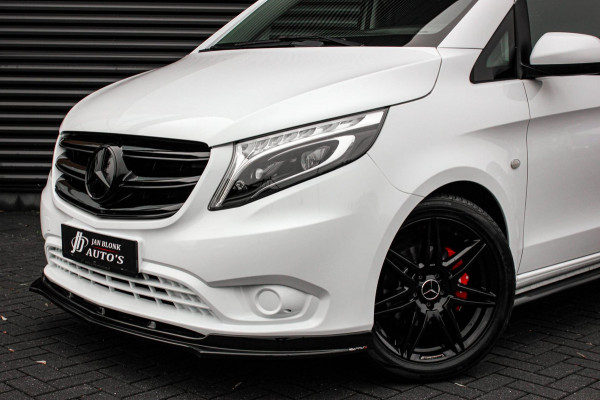 Mercedes-Benz Vito 163PK LANG JB-EDITION FULL BLACK / AMG / SPOILER / VERLAGINGSVEREN / NAVIGATIE / SIDE-BARS / FULL / NAVI