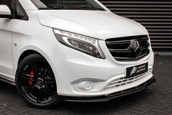 Mercedes-Benz Vito 163PK LANG JB-EDITION FULL BLACK / AMG / SPOILER / VERLAGINGSVEREN / NAVIGATIE / SIDE-BARS / FULL / NAVI
