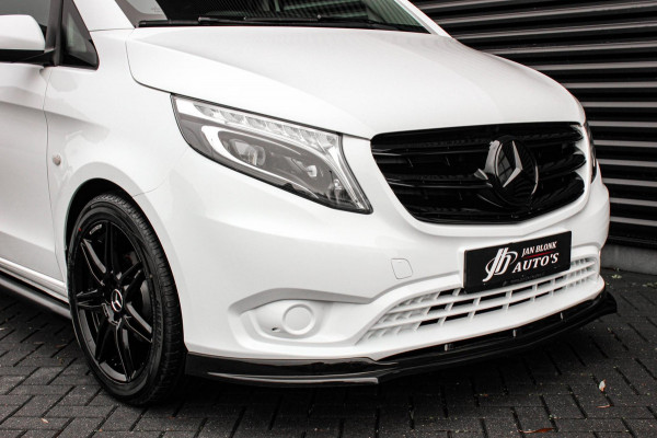 Mercedes-Benz Vito 163PK LANG JB-EDITION FULL BLACK / AMG / SPOILER / VERLAGINGSVEREN / NAVIGATIE / SIDE-BARS / FULL / NAVI