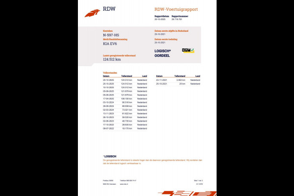 Kia Ev6 GT-Line 77.4 kWh|92,7% SOH|FULL OPTION|PANO|AFN. TREKHAAK|STOELVERW+VENT|STUURVERW.|360 CAMERA|CARPLAY|INCL.BTW|1e EIG.|NL