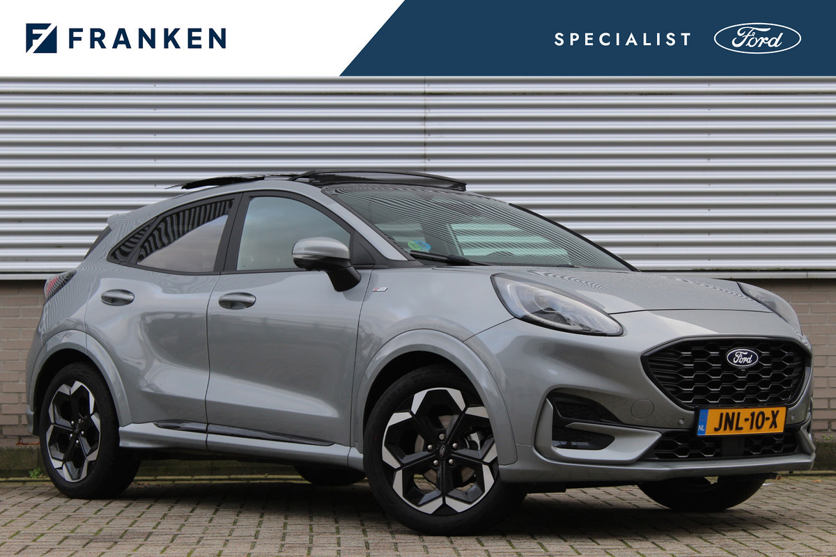 Ford Puma 1.0 EcoBoost Hybrid ST-Line X | Nieuw model | Panoramadak | Trekhaak | BLIS | Carplay | Camera  | Adaptieve cruise