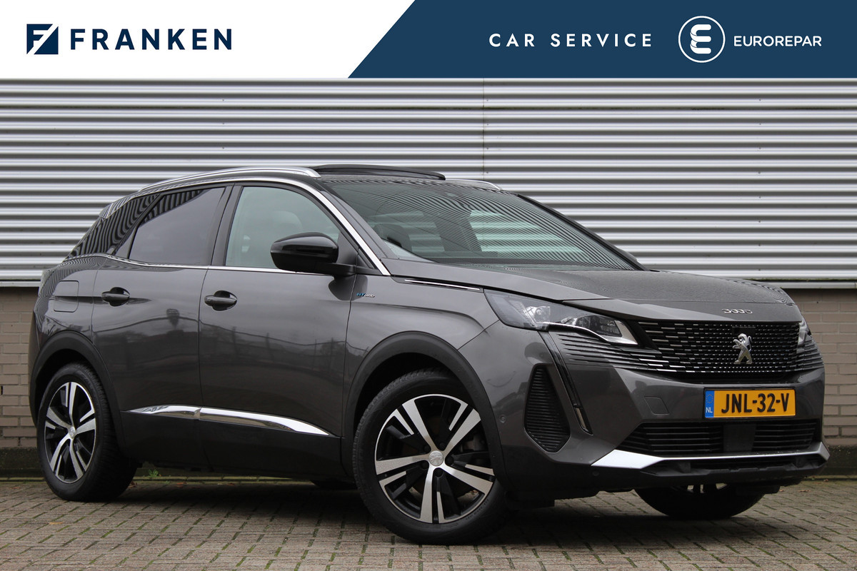 Peugeot 3008 1.6 HYbrid 225 GT | Nachtzicht | Panoramadak | Trekhaak | Navigatie | Camera | BLIS