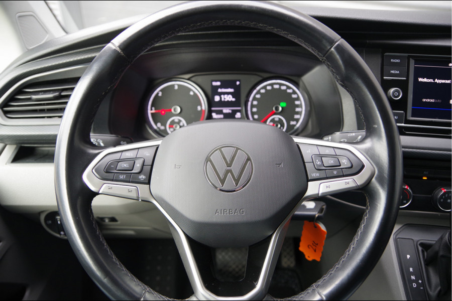 Volkswagen Transporter 2.0 TDI L2 3-ZITS, AUT. LED, CAMERA, CRUISE, CARPLAY, BUMPERS IN KLEUR