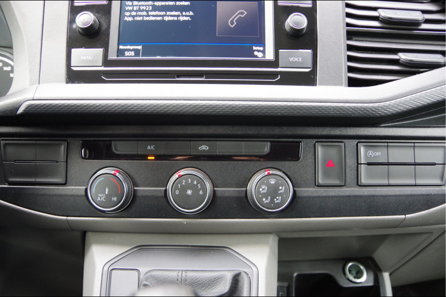 Volkswagen Transporter 2.0 TDI L2 3-ZITS, AUT. LED, CAMERA, CRUISE, CARPLAY, BUMPERS IN KLEUR