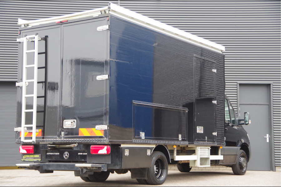 Mercedes-Benz Sprinter 519 3.0 CDI V6 BAKWAGEN, AUT. LED, CAMERA, MBUX10'', GEVEERDE STOEL, LEDER, NAVI, CLIMA, STOELVERWARMING, ZIJDEUR