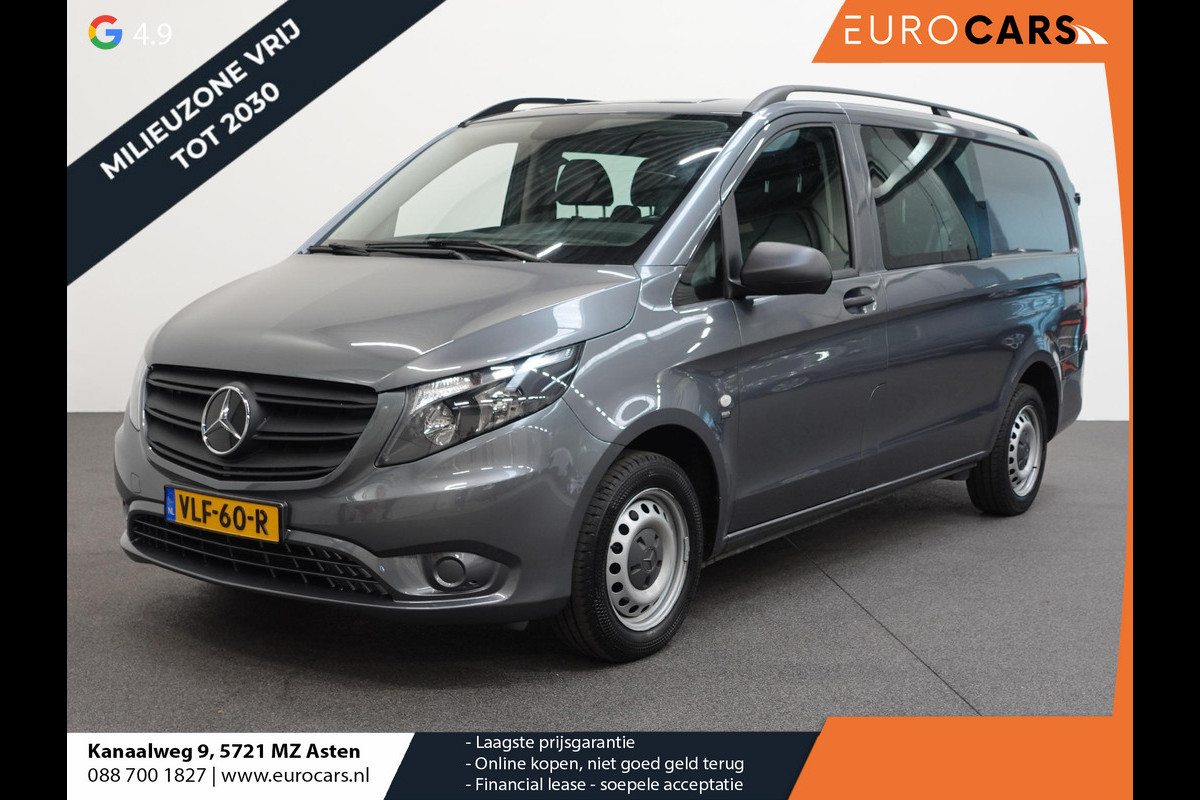 Mercedes-Benz Vito 114 CDI Automaat Dubbele Cabine 6-zits Navigatie Apple Carplay Trekhaak Cruise control  Euro6