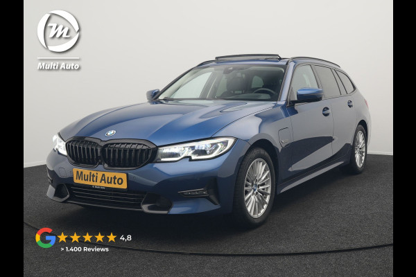 BMW 3 Serie Touring 320e Sportline Plug In Hybrid 204pk Dealer O.H PHEV | Trekhaak Af Fabriek | Panodak | Laser LED | Head Up | 360 Camera | Lederen Sportstoelen Verwarmd | Keyless | Navigatie | Blis | Virtual | DAB |