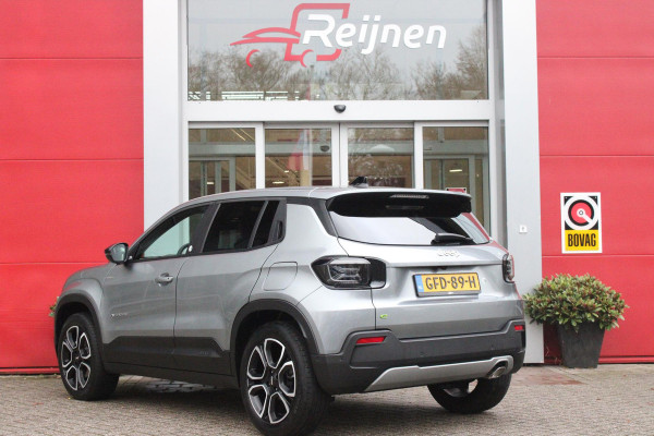 Jeep Avenger 1.2 110PK e-Hybrid SUMMIT | STOEL/VOORRUIT VERWARMING | DRAADLOZE APPLE CARPLAY/ANDROID AUTO | NAVIGATIE | ACHETRUITRIJ CAMERA | KEYLESS ENTRY/START | PARKEERSENSOREN VOOR EN ACHTER | ELEKTRISCH BEDIENBARE ACHTERKLEP | VERWARMBARE VOORRUIT/VOORSTOELEN | 18" LICHTMETALEN VELGEN | ADAPTIVE CRUISE CONTROL | DODEHOEK DETECTIE | JBL AUDIO SYSTEM |