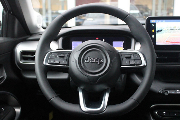 Jeep Avenger 1.2 110PK e-Hybrid SUMMIT | STOEL/VOORRUIT VERWARMING | DRAADLOZE APPLE CARPLAY/ANDROID AUTO | NAVIGATIE | ACHETRUITRIJ CAMERA | KEYLESS ENTRY/START | PARKEERSENSOREN VOOR EN ACHTER | ELEKTRISCH BEDIENBARE ACHTERKLEP | VERWARMBARE VOORRUIT/VOORSTOELEN | 18" LICHTMETALEN VELGEN | ADAPTIVE CRUISE CONTROL | DODEHOEK DETECTIE | JBL AUDIO SYSTEM |