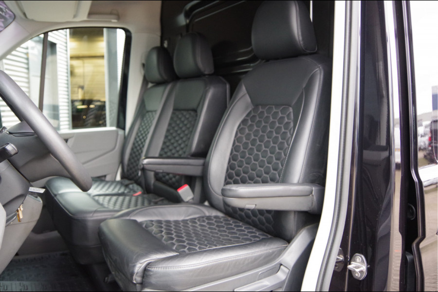 Volkswagen Crafter 35 2.0 TDI L3H3 177PK AUT. 2X SCHUIFDEUR, LED, LEDER, TREKHAAK, ZONNEKLEP LED, CAMERA, CRUISE, NAVI, AIRCO