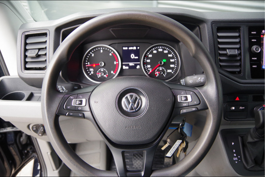 Volkswagen Crafter 35 2.0 TDI L3H3 177PK AUT. 2X SCHUIFDEUR, LED, LEDER, TREKHAAK, ZONNEKLEP LED, CAMERA, CRUISE, NAVI, AIRCO