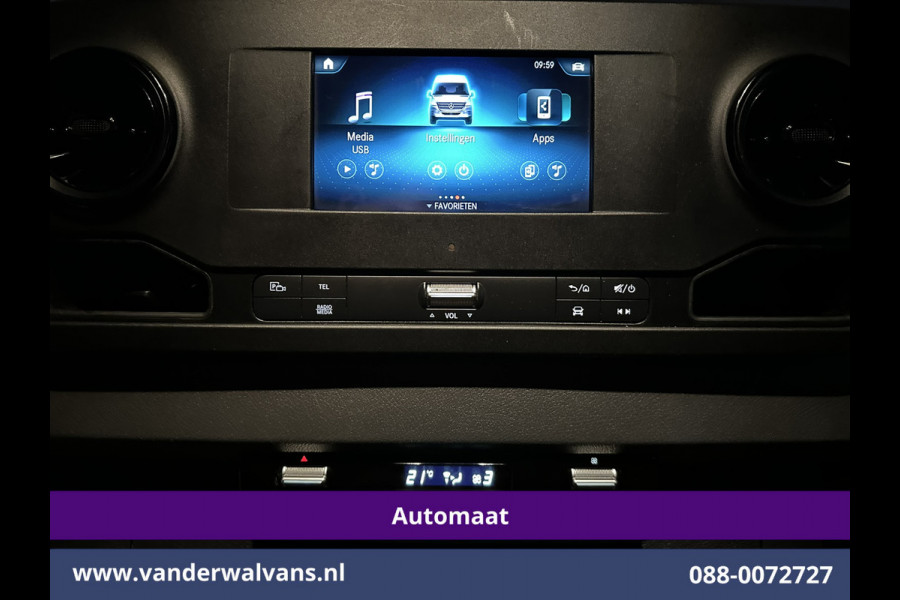 Mercedes-Benz Sprinter 316 CDI 164pk Automaat L3H2 *Post NL inrichting* Euro6 Airco | Camera | Apple Carplay | Cruisecontrol Chauffeursstoel, Android Auto, Parkeersensoren, Stoelverwarming, Bijrijdersbank