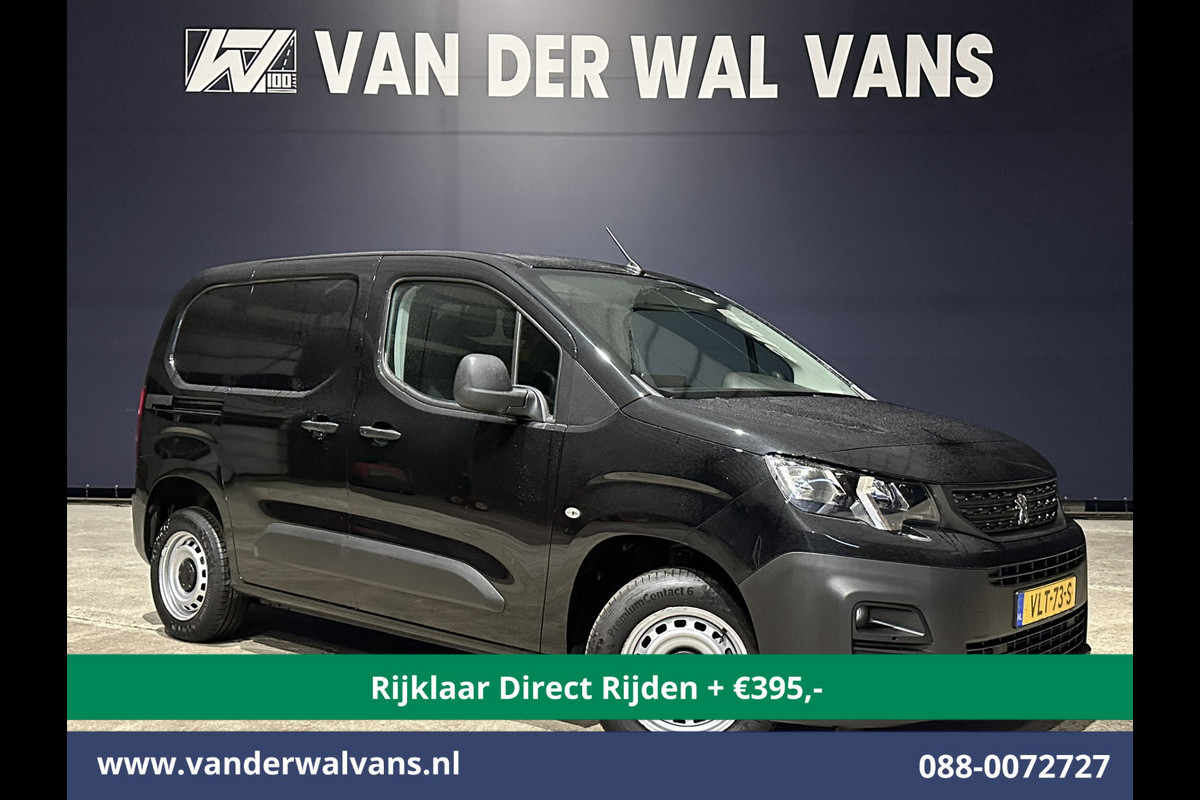 Peugeot Partner 1.5 BlueHDI 102pk L1H1 *Rijklaar Direct Rijden* Euro6 Airco | Apple Carplay | Cruisecontrol Zijdeur, Android Auto, Trekhaak