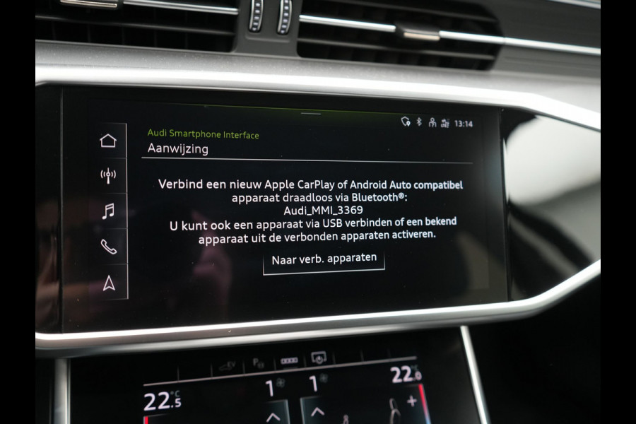 Audi A6 Avant 50 TFSI e quattro Proline Plug In Hybrid 300pk Dealer O.H PHEV | Adaptive Cruise | Camera | Keyless | Lederen Sportstoelen Verwarmd | Apple Carplay | Navigatie | Front Assist | Virtual | DAB | 19"L.M |