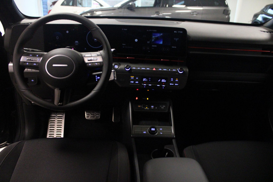 Hyundai Kona 1.6 GDI 130PK HEV N LINE | *NIEUWE AUTO!* | NAVIGATIE | DRAADLOZE APPLE CARPLAY/ANDROID AUTO | ADAPTIVE CRUISE CONTROL | CLIMATE CONTROL | DODEHOEK DETECTIE | DRAADLOZE TELEFOONLADER |  18" LICHTMETALEN VELGEN | ACHTERUITRIJ CAMERA | PARKEERSENSOREN VOOR EN ACHTER | KEYLESS ENTRY/START | DAB+ RADIO | ELEKTRISCH BEDIENBARE ACHTERKLEP | SFEER VERLICHTING | FULL LED KOPLAMPEN |