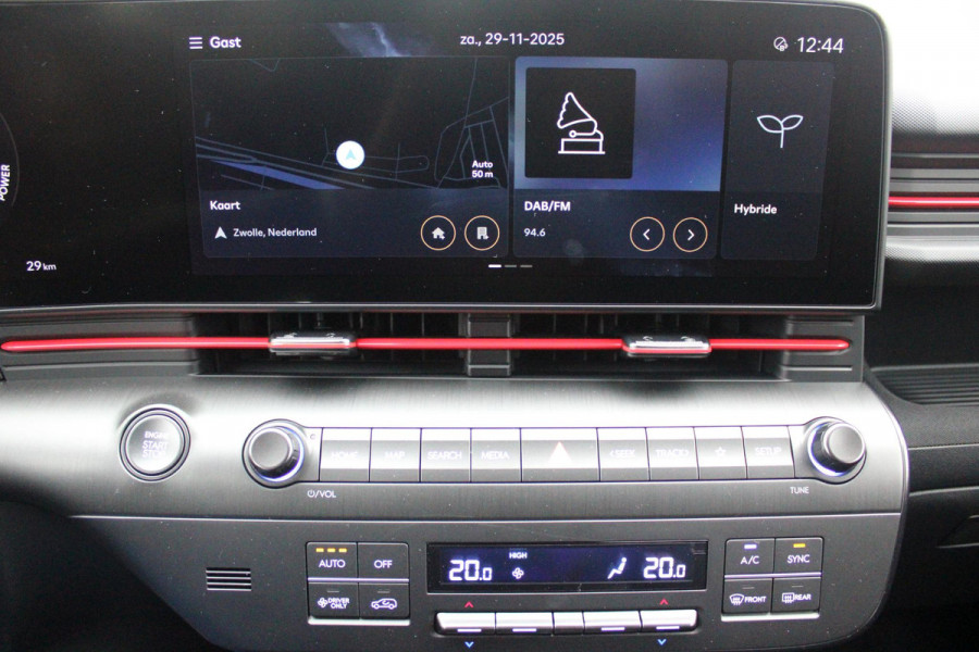 Hyundai Kona 1.6 GDI 130PK HEV N LINE | *NIEUWE AUTO!* | NAVIGATIE | DRAADLOZE APPLE CARPLAY/ANDROID AUTO | ADAPTIVE CRUISE CONTROL | CLIMATE CONTROL | DODEHOEK DETECTIE | DRAADLOZE TELEFOONLADER |  18" LICHTMETALEN VELGEN | ACHTERUITRIJ CAMERA | PARKEERSENSOREN VOOR EN ACHTER | KEYLESS ENTRY/START | DAB+ RADIO | ELEKTRISCH BEDIENBARE ACHTERKLEP | SFEER VERLICHTING | FULL LED KOPLAMPEN |