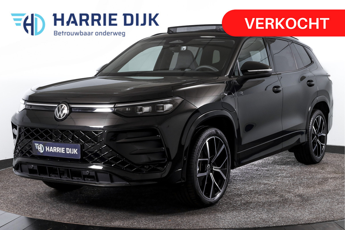 Volkswagen Tayron 1.5 eHybrid 272 PK R-Line Edition - Automaat | Black Style Pakket | S/K-Panodak | Elek. Trekhaak | Dig. Cockpit | Adapt. Cruise | Stoel-+Stuurverw. | PDC | 360 Camera | NAV+App. Connect | ECC | Elek. Klep | DAB | LM 20" | 0192