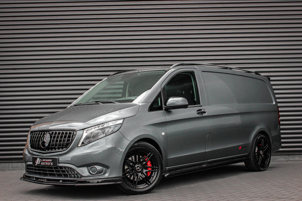 Mercedes-Benz Vito 136PK JB-EDITION FULL BLACK / AMG / SPOILER / VERLAGINGSVEREN / NAVIGATIE / CLIMATE CONTROL / TREKHAAK / CRUISE