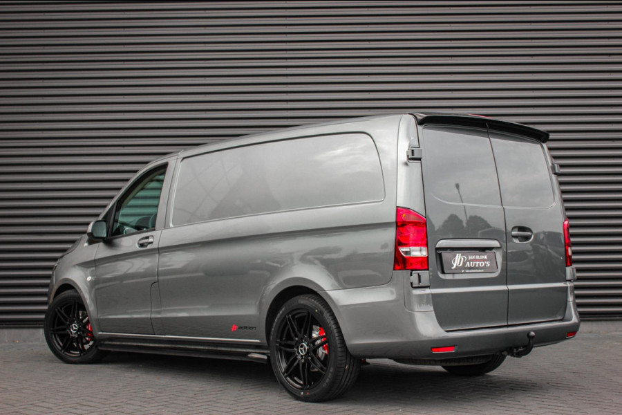 Mercedes-Benz Vito 136PK JB-EDITION FULL BLACK / AMG / SPOILER / VERLAGINGSVEREN / NAVIGATIE / CLIMATE CONTROL / TREKHAAK / CRUISE