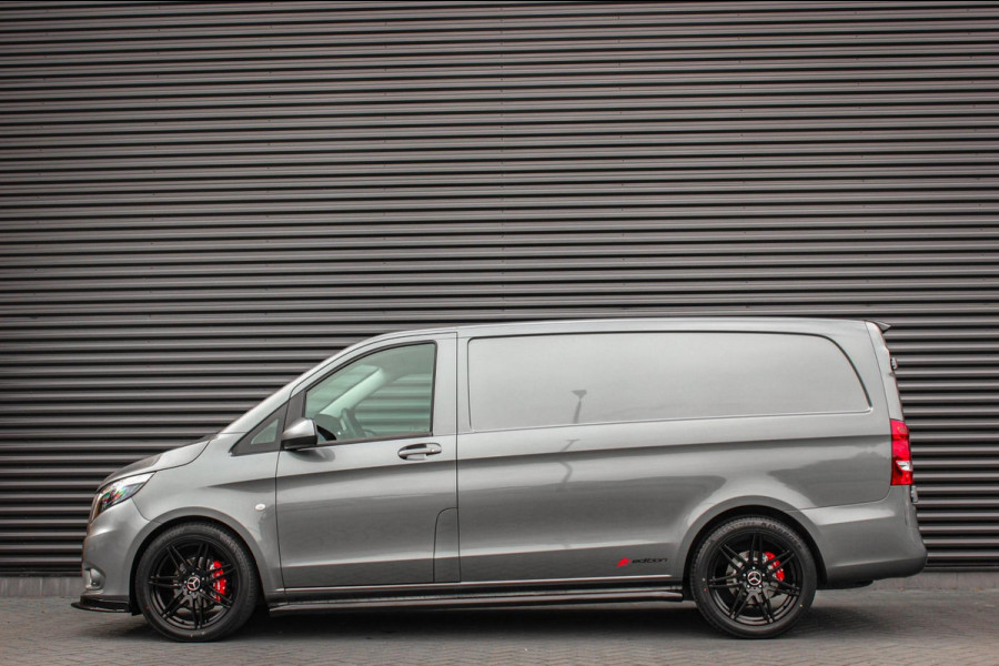 Mercedes-Benz Vito 136PK JB-EDITION FULL BLACK / AMG / SPOILER / VERLAGINGSVEREN / NAVIGATIE / CLIMATE CONTROL / TREKHAAK / CRUISE