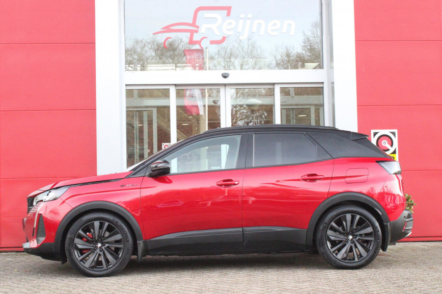 Peugeot 3008 1.6 HYbrid 225PK GT PACK BUSINESS | AFNEEMBARE TREKHAAK | PANORAMISCH SCHUIF/KANTEL DAK | ELEKTRISCH BEDIENBARE BESTUURDERSSTOEL MET GEHEUGENFUNCTIE | FOCAL AUDIO SYSTEM | ELEKTRISCH BEDIENARE ACHTERKLEP | KEYLESS ENTRY/START | 360° CAMERA | 19" LICHTMETALEN VELGEN | BLACK PACK | STOEL VERWARMING | MASSAGE STOEL | FULL LED KOPLAMPEN | APPLE CARPLAY/ANDROID AUTO |