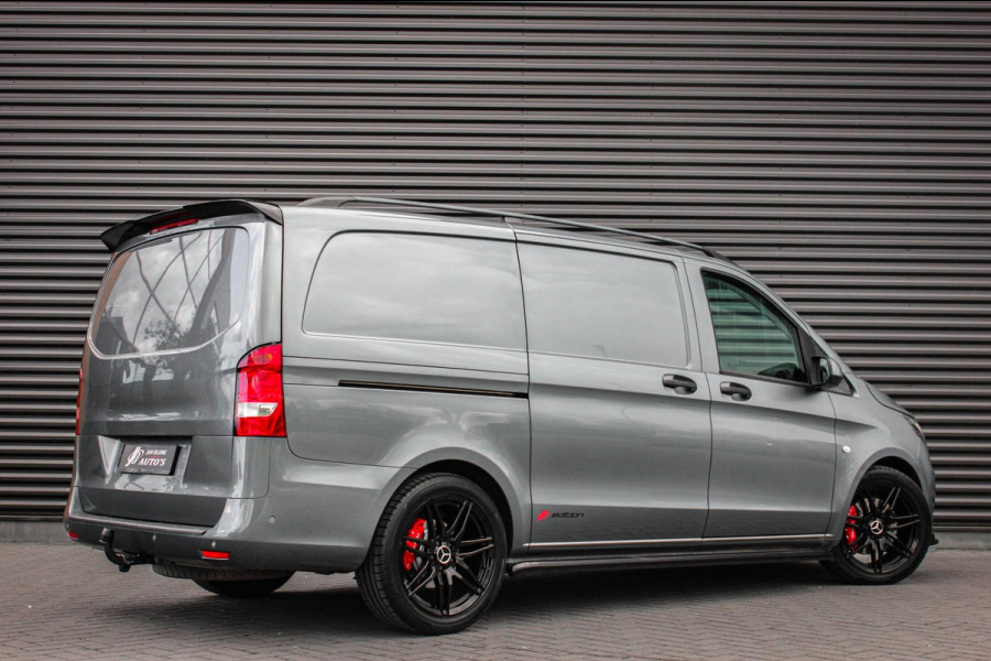 Mercedes-Benz Vito 215PK JB- EDITION FULL BLACK / AMG / SPOILER / VERLAGINGSVEREN / NAVIGATIE / CLIMATE CONTROL / TREKHAAK / CRUIS