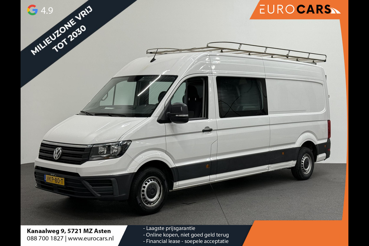 Volkswagen Crafter 35 2.0 TDI L4H3 Dubbele Cabine Automaat Navi Airco Cruise Control Imperiaal&Ladder Trekhaak