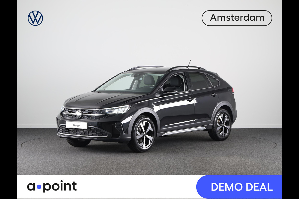Volkswagen Taigo Oranje Edition 1.0 85 kW / 116 pk TSI CUV 7 versn. | Automaat (DSG) | Private lease vanaf € 567,- pm | Navigatie  | Parkeersensoren | Achteruitrijcamera | Stoelverwarming |