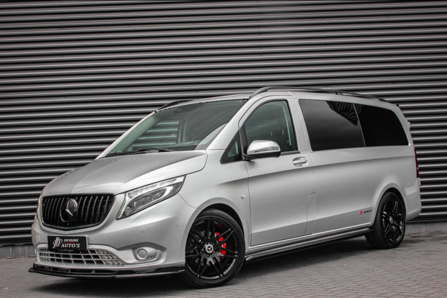 Mercedes-Benz Vito 215PK LANG JB- EDITION FULL BLACK / AMG / SPOILER / VERLAGINGSVEREN / NAVIGATIE / SIDE- BARS / FULL / NAVIGATIE