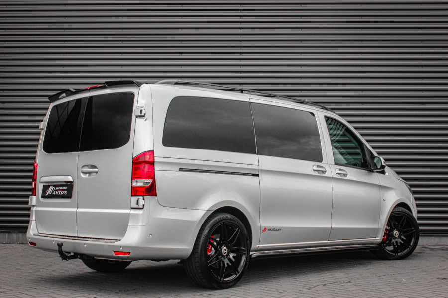 Mercedes-Benz Vito 215PK LANG JB- EDITION FULL BLACK / AMG / SPOILER / VERLAGINGSVEREN / NAVIGATIE / SIDE- BARS / FULL / NAVIGATIE