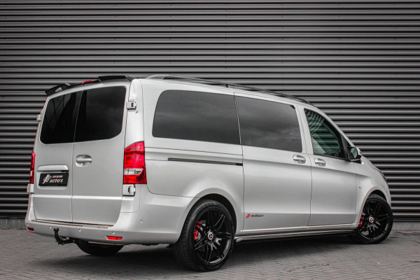 Mercedes-Benz Vito 215PK LANG JB- EDITION FULL BLACK / AMG / SPOILER / VERLAGINGSVEREN / NAVIGATIE / SIDE- BARS / FULL / NAVIGATIE