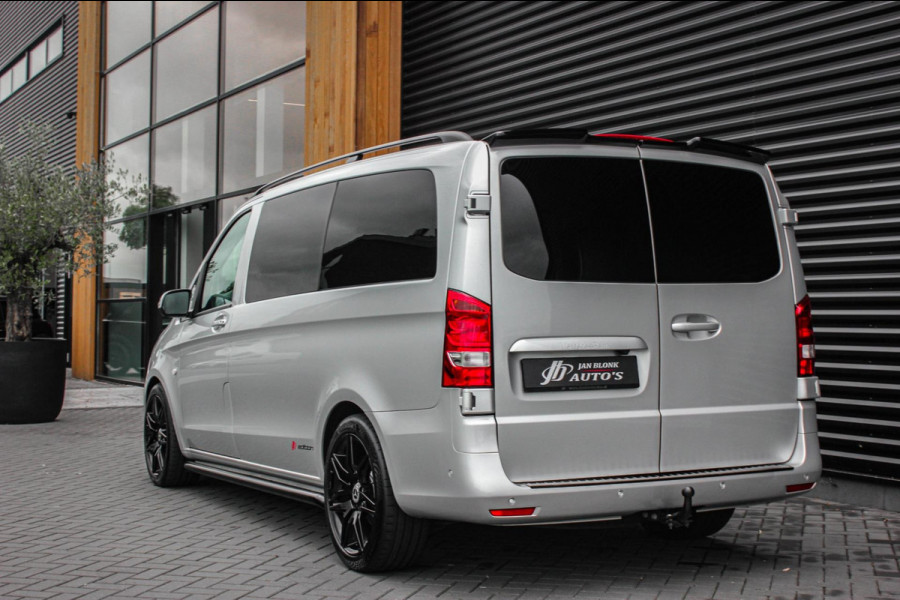 Mercedes-Benz Vito 215PK LANG JB- EDITION FULL BLACK / AMG / SPOILER / VERLAGINGSVEREN / NAVIGATIE / SIDE- BARS / FULL / NAVIGATIE