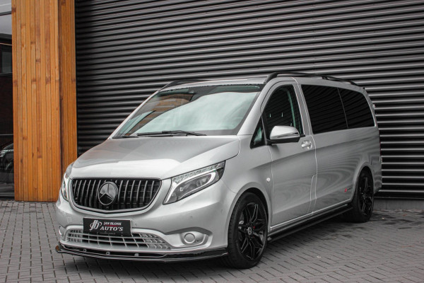 Mercedes-Benz Vito 215PK LANG JB- EDITION FULL BLACK / AMG / SPOILER / VERLAGINGSVEREN / NAVIGATIE / SIDE- BARS / FULL / NAVIGATIE