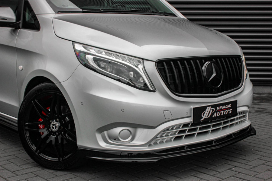 Mercedes-Benz Vito 215PK LANG JB- EDITION FULL BLACK / AMG / SPOILER / VERLAGINGSVEREN / NAVIGATIE / SIDE- BARS / FULL / NAVIGATIE