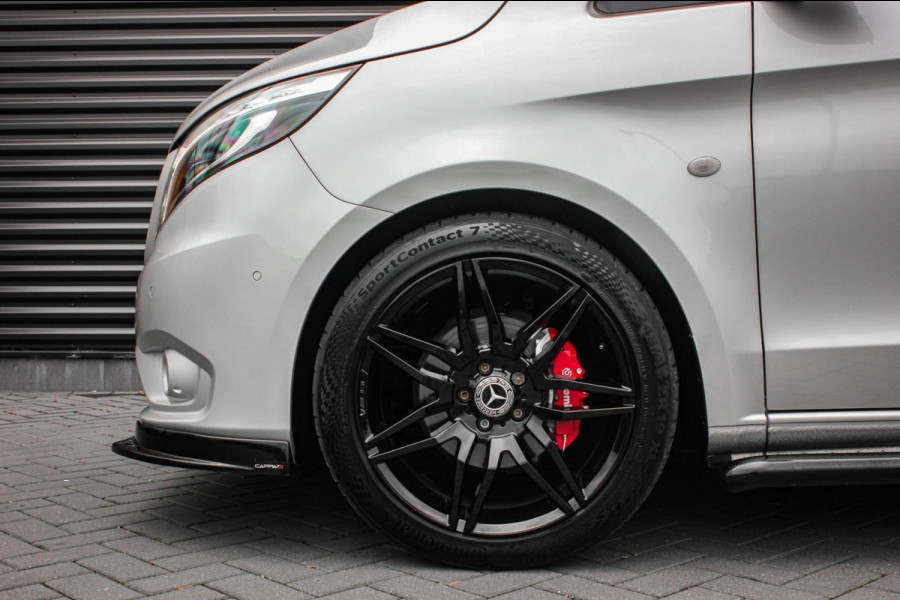 Mercedes-Benz Vito 215PK LANG JB- EDITION FULL BLACK / AMG / SPOILER / VERLAGINGSVEREN / NAVIGATIE / SIDE- BARS / FULL / NAVIGATIE