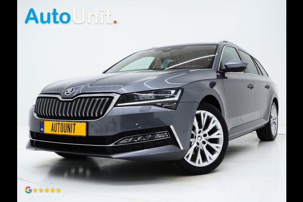 Škoda Superb Combi 1.4 TSI iV 218PK Style | Leder/Alcantara | Trekhaak | Adaptive Cruise | 360 | Virtual | Memory | DAB | Carplay