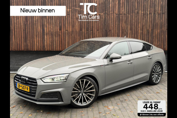 Audi A5 Sportback 35 TFSI S-line Automaat | Quantumgrijs | LED verlichting | Climate & cruise control | Getint glas | 19 inch velgen | E