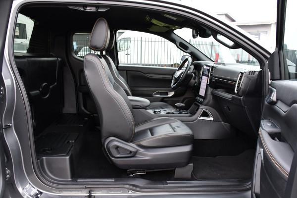 Ford Ranger 2.0 Super Cab EcoBlue Wildtrak Adaptieve Cruise, 360 Camera, Carplay, 3500kg Trekhaak, LEDER, LED, 204pk, Automaat, Uniek!